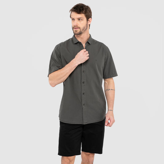 CAMISA DE ALGODÓN MANGA CORTA