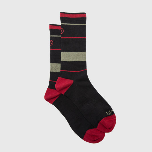 CALCETIN LARGO LINE STRETCH RED & GREEN