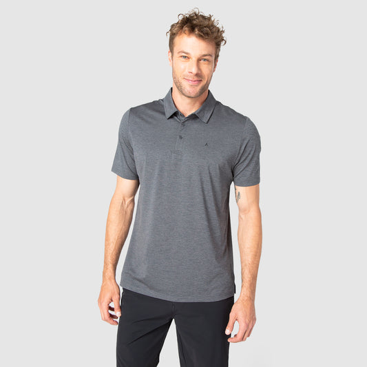 POLERA TECH GOLF DARK GREY