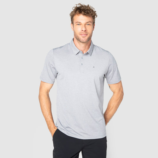 POLERA TECH GOLF LIGHT GREY