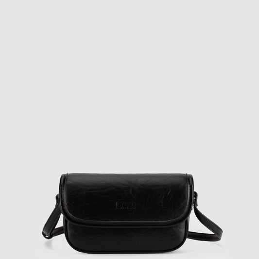CARTERA THE LINE BLACK MINI