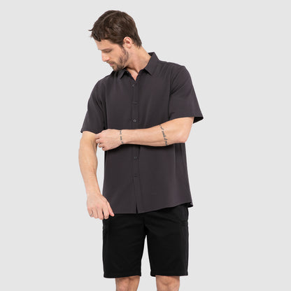 CAMISA WRINKLE MANGA CORTA