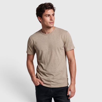 POLERA SLUB COTTON MANGA CORTA