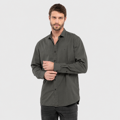 CAMISA DE ALGODÓN MANGA LARGA